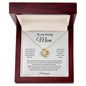 To My Mom | I Love You - Love Knot Necklace