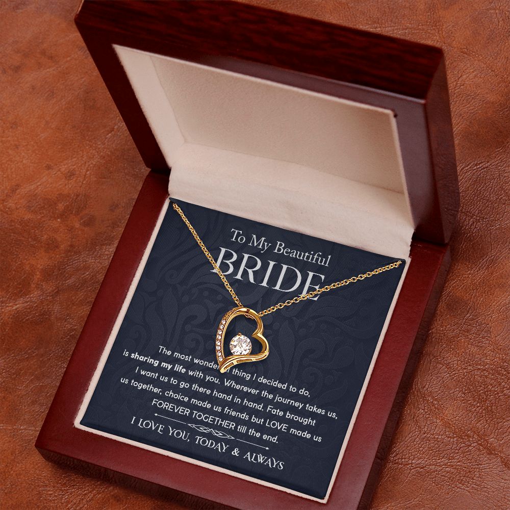 Beautiful Bride - Forever Together Forever Love Necklace