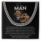 TO MY MAN - YOU'RE MY FAVORITE - CUBAN CHAIN LINK