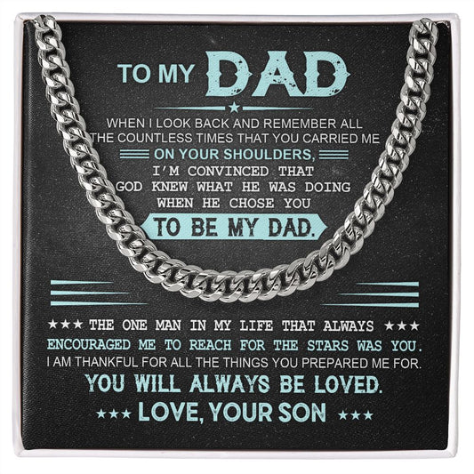 Dad God Chose You To Be My Dad