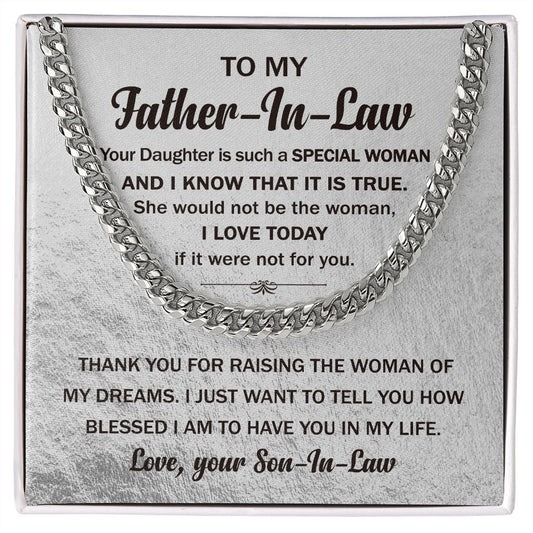 TO MY FATHER-IN-LAW - THANK YOU FOR RAISING