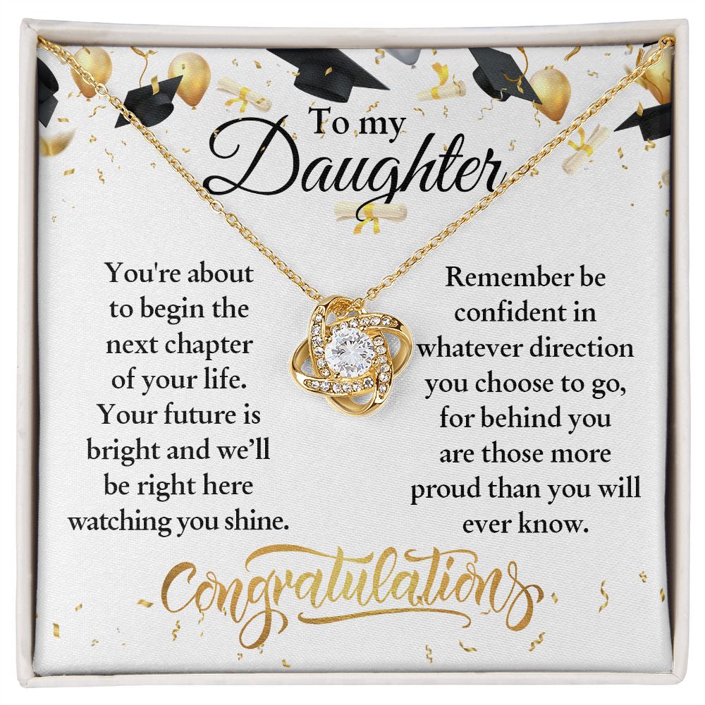 To My Daughter Congratulations