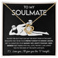 To My Soulmate - Not Perfect Knight Love Knot Necklace