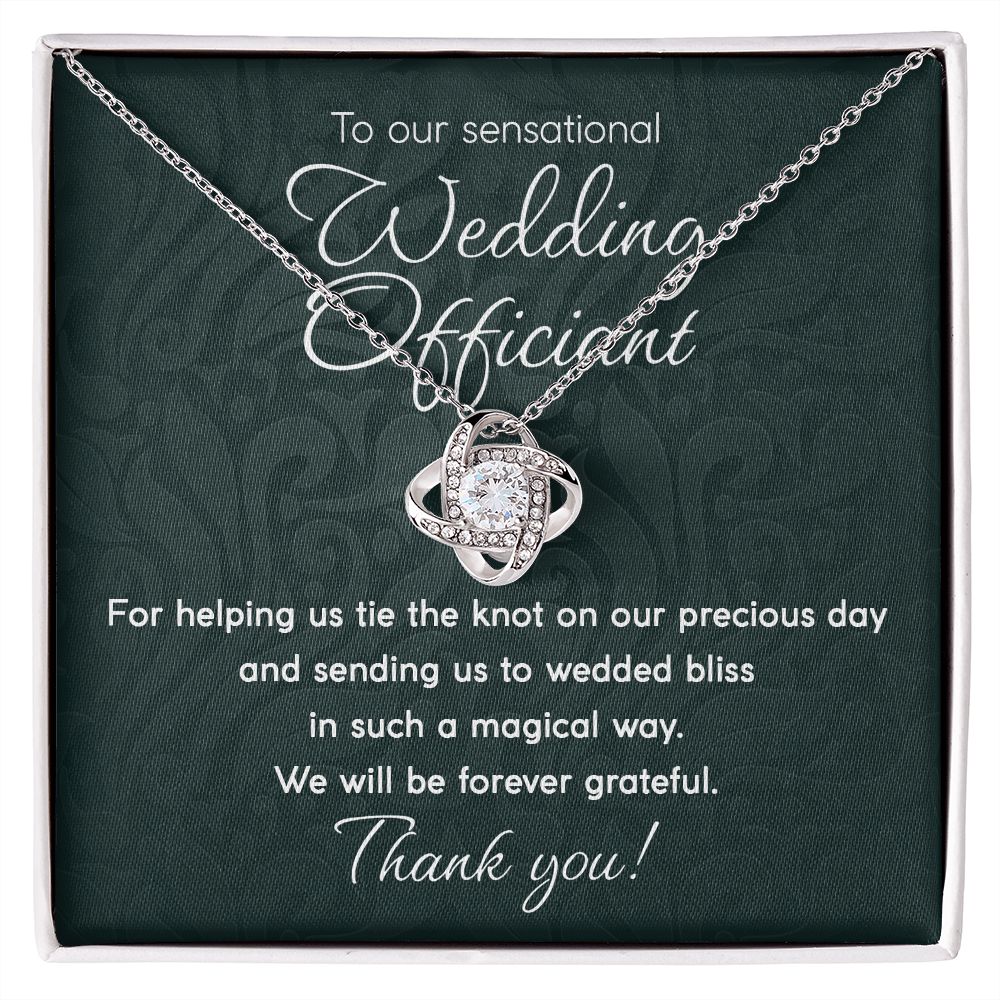 Wedding Officiant - Love Knot Necklace