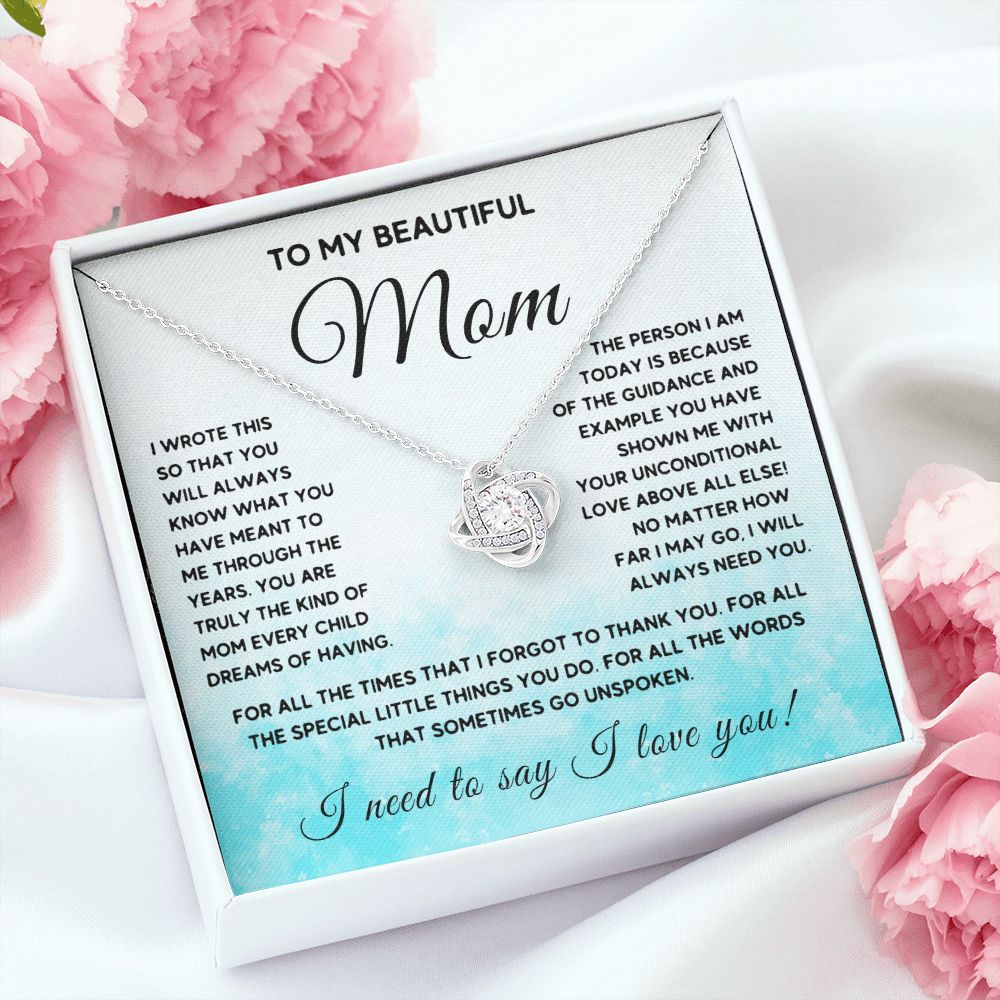 To My Beautiful Mom