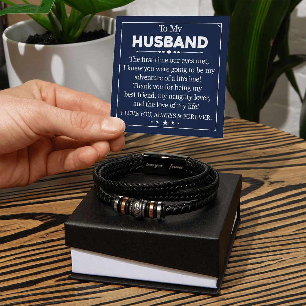 My Husband - Naughty Lover - Love You Forever Bracelet