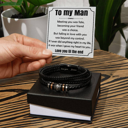 My Man - Fate Love You Forever Bracelet