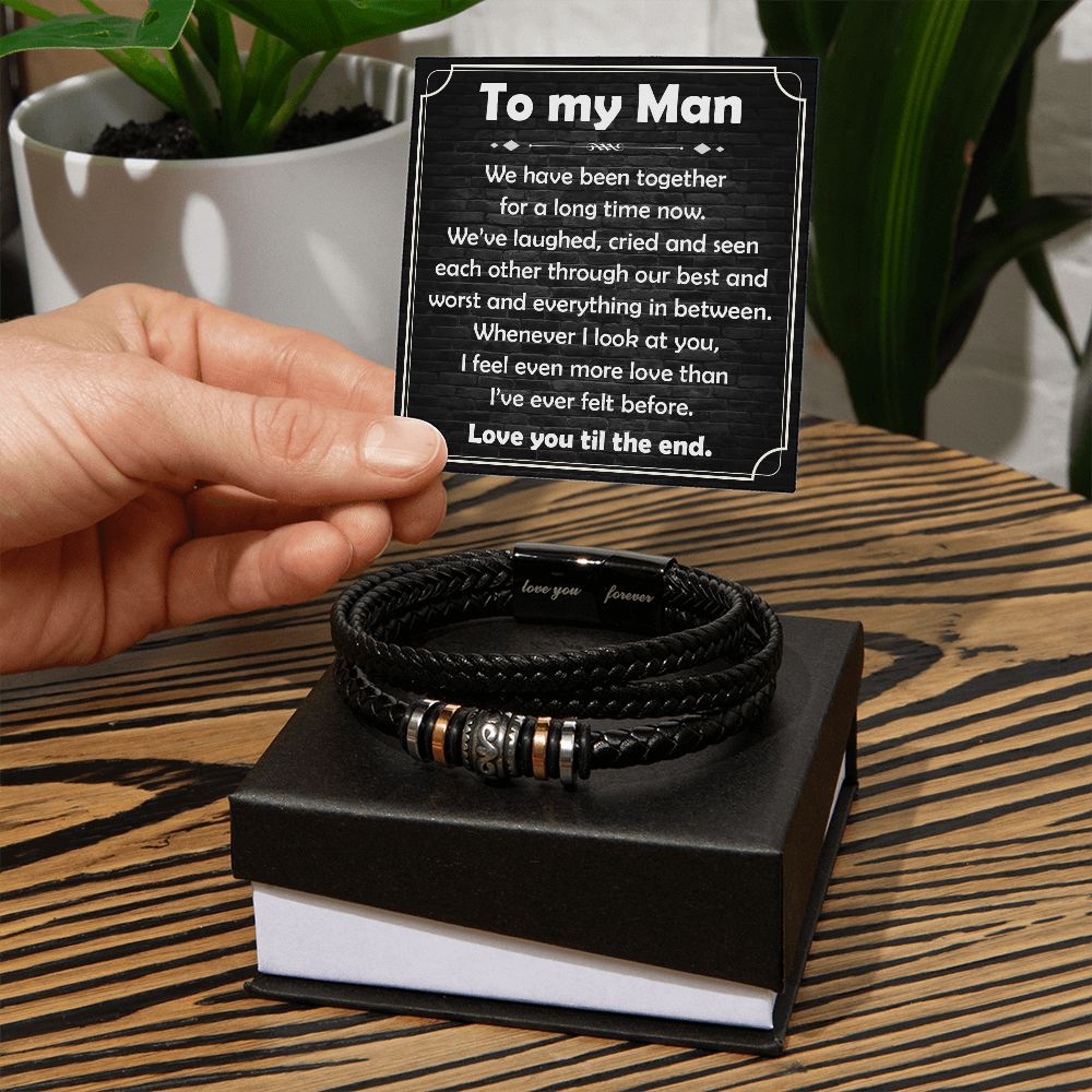 My Man - Been Together Love You Forever Bracelet