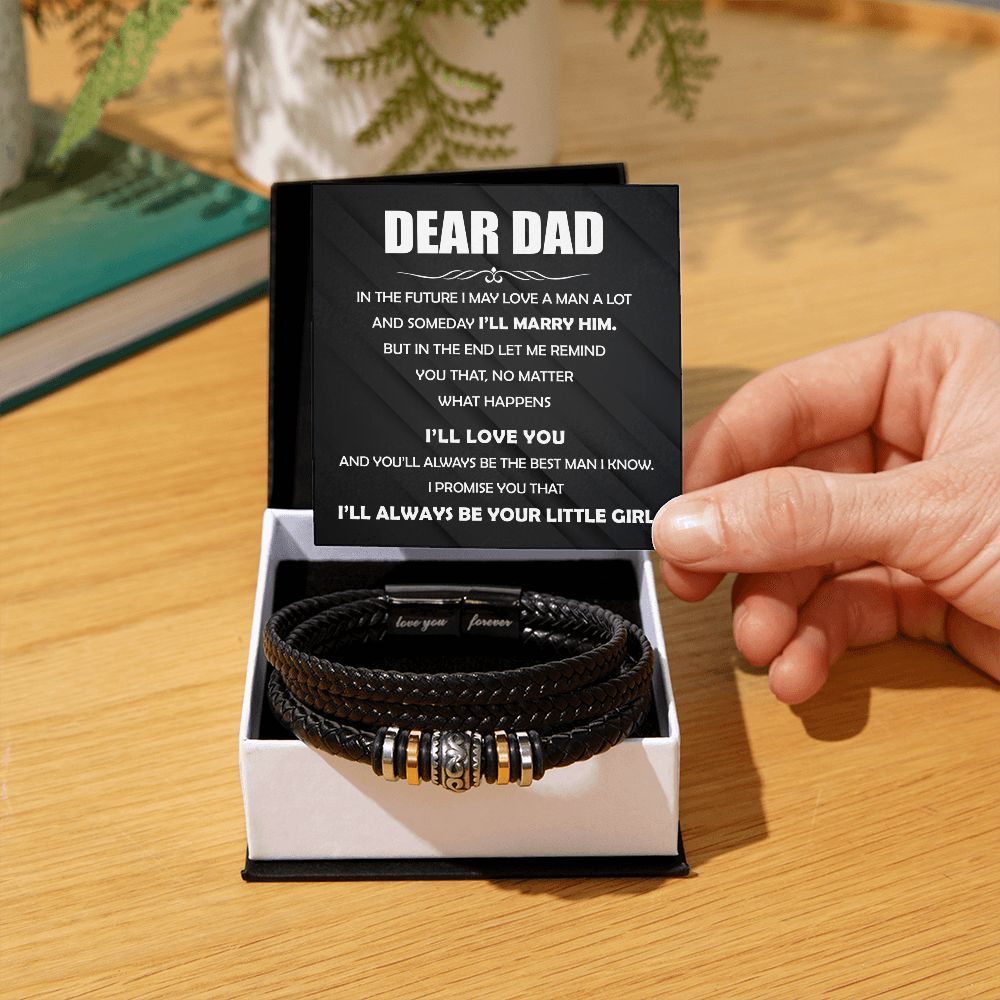 Dear Dad - The Best Man "Love You Forever" Bracelet