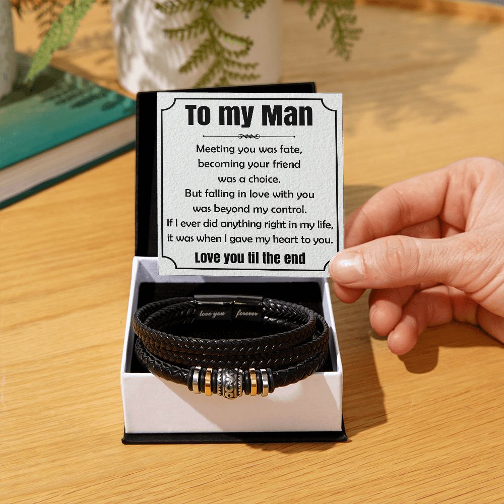 My Man - Fate Love You Forever Bracelet