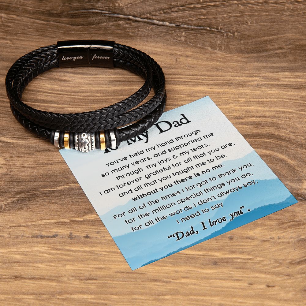 To My Dad - Love You Forever Bracelet