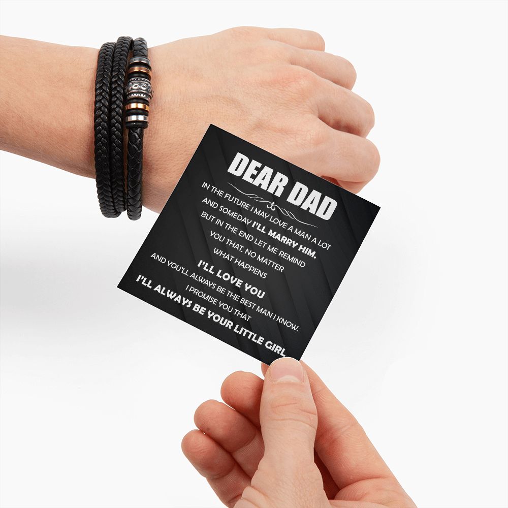 Dear Dad - The Best Man "Love You Forever" Bracelet