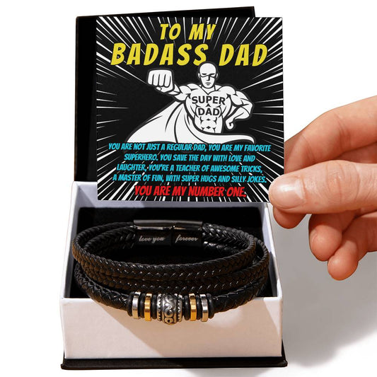 Dad - Favorite Super Hero - Bracelet