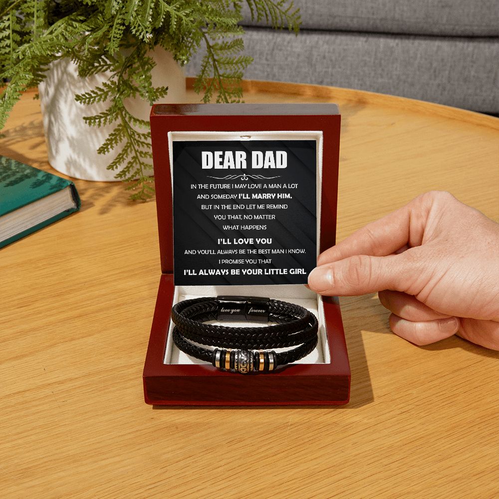 Dear Dad - The Best Man "Love You Forever" Bracelet