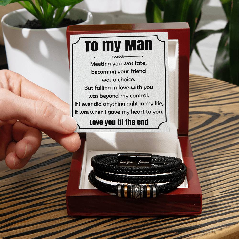 My Man - Fate Love You Forever Bracelet