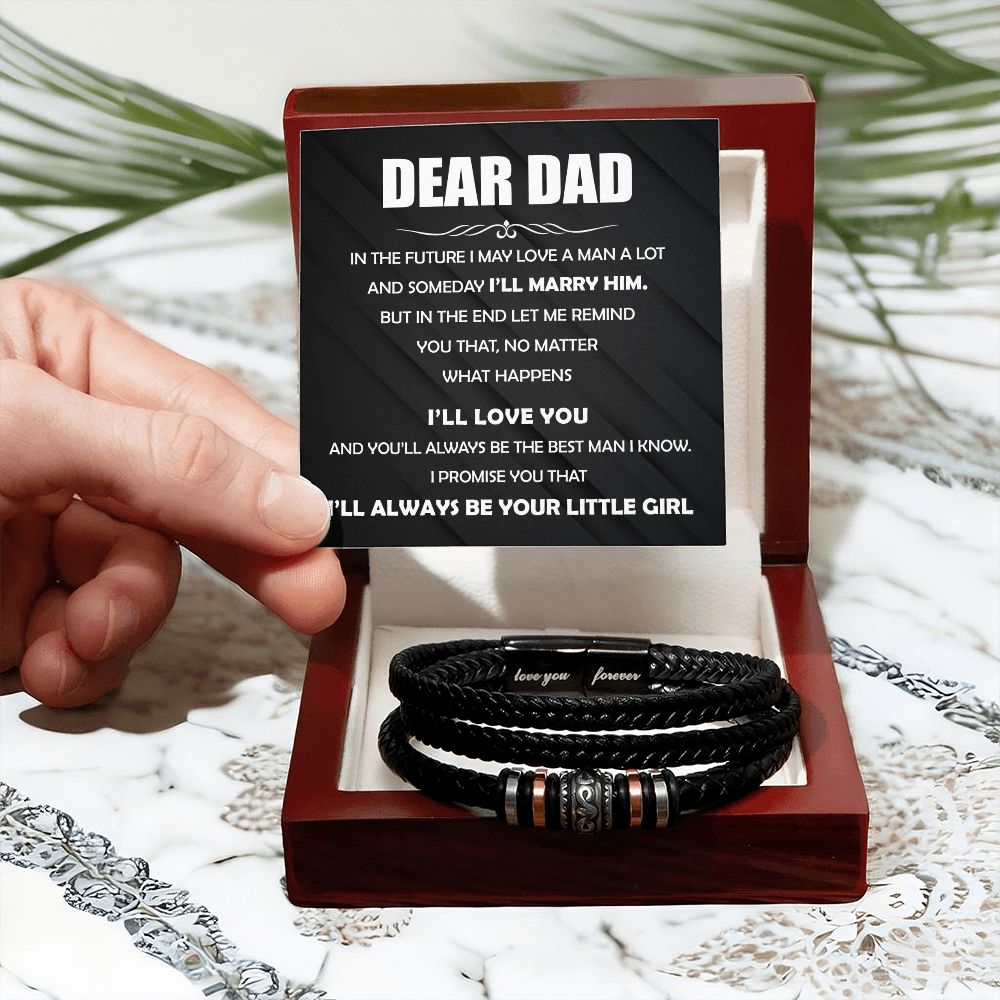 Dear Dad - The Best Man "Love You Forever" Bracelet