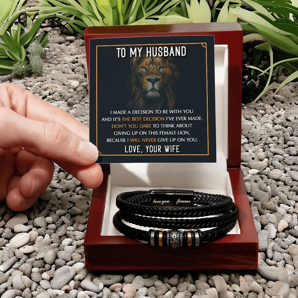 My Husband - Best Decision Love You Forever Bracelet