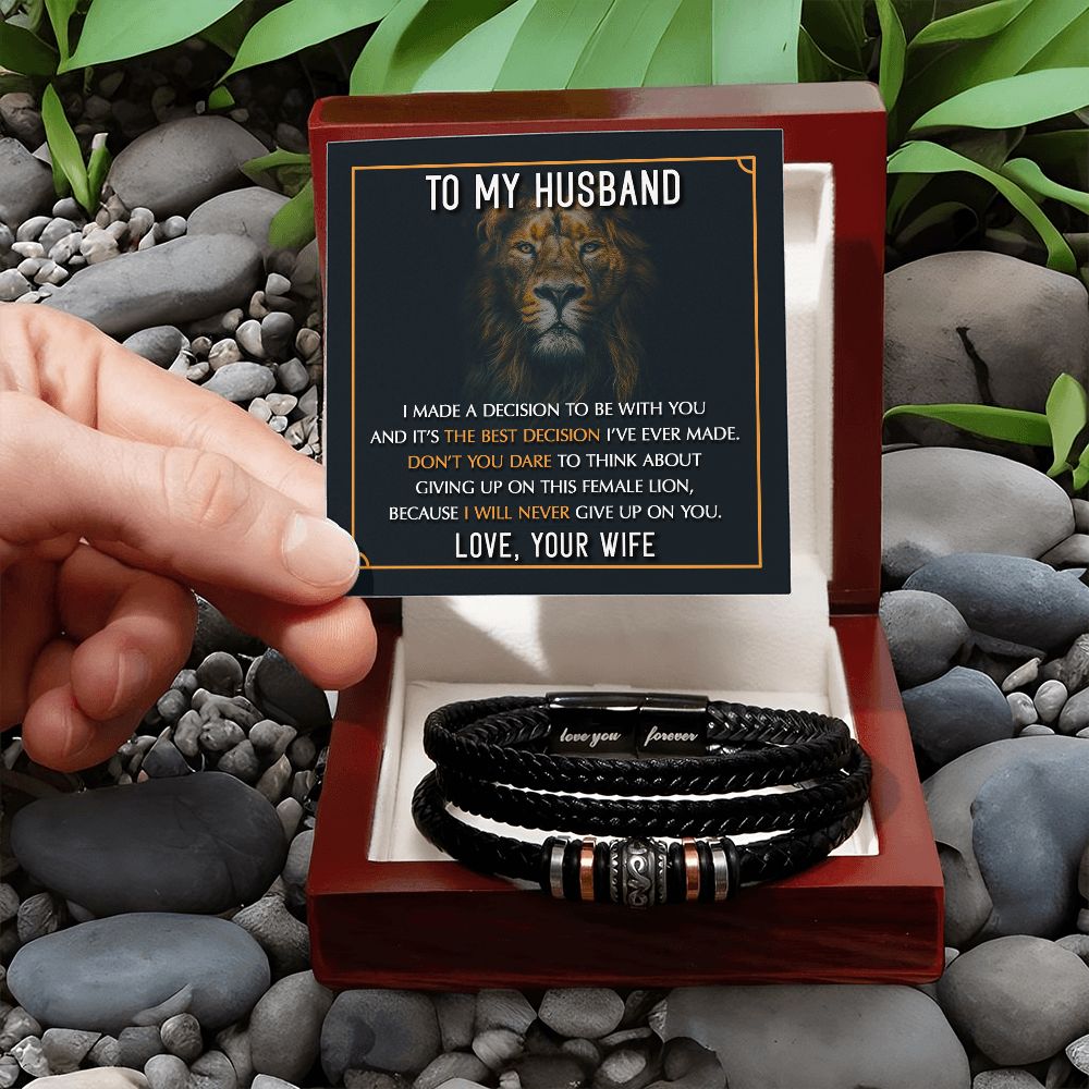 My Husband - Best Decision Love You Forever Bracelet