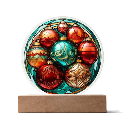 Christmas Balls - Acrylic Circle