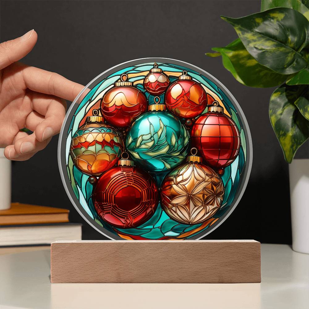 Christmas Balls - Acrylic Circle