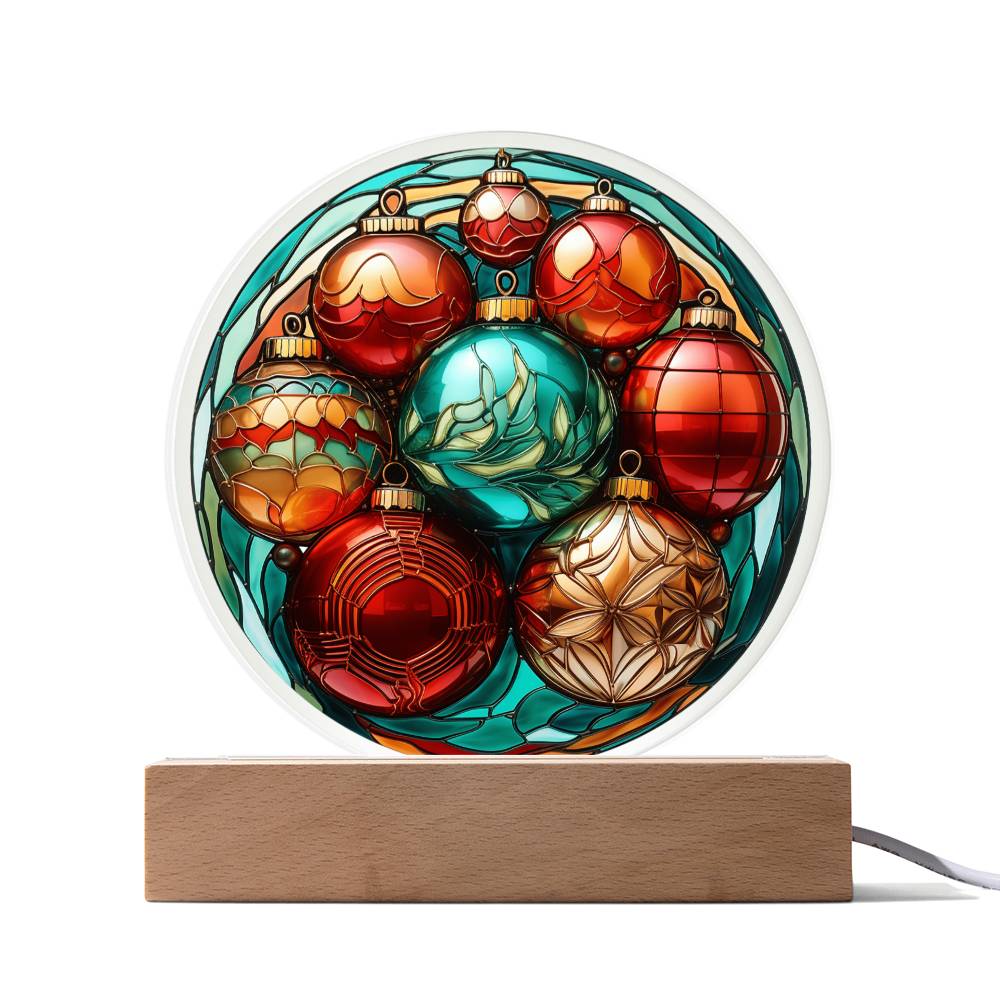 Christmas Balls - Acrylic Circle