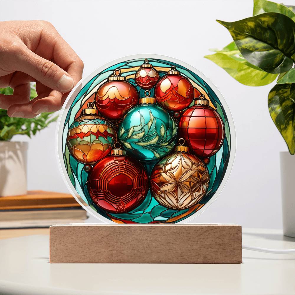 Christmas Balls - Acrylic Circle