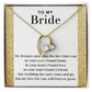 To My Bride - Dreams Come True Forever Love Necklace