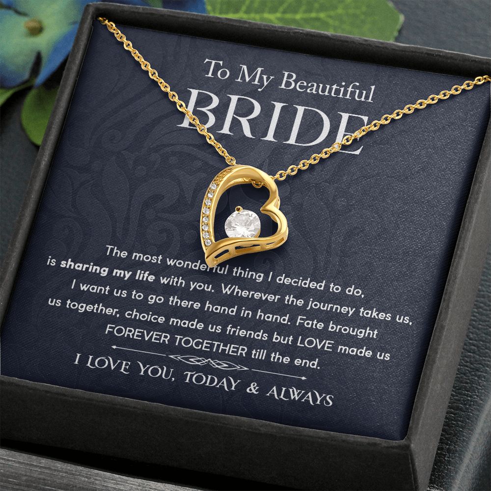 Beautiful Bride - Forever Together Forever Love Necklace