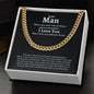 To My Man | I Love You More Than You Will Ever Know - Cuban Link Chain