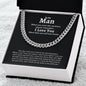 To My Man | I Love You More Than You Will Ever Know - Cuban Link Chain