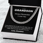 To My Grandson | Always Remember I Love You - Cuban Link Chain