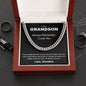 To My Grandson | Always Remember I Love You - Cuban Link Chain