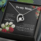 To My Mom | I Love You, Forever & Always - Forever Love Necklace